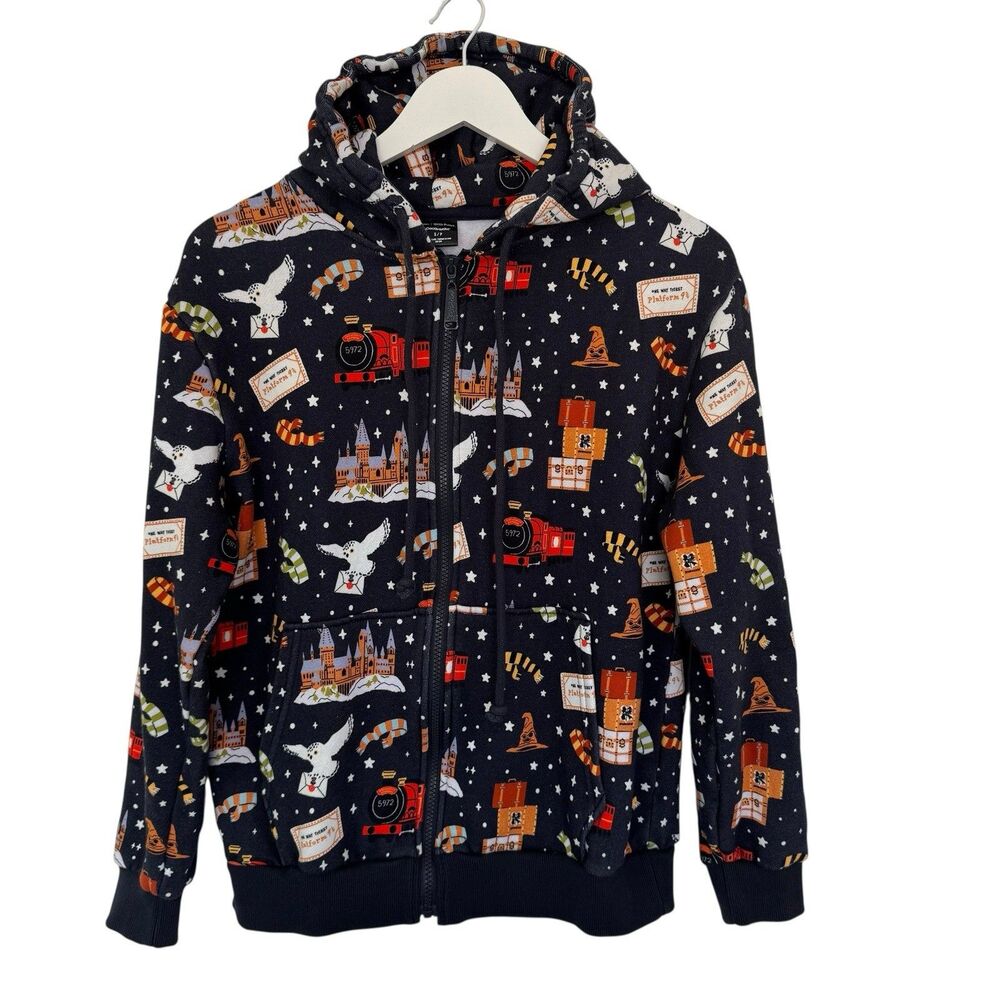 Cakeworthy x Harry Potter Hoodie Graphic Print Sweatshirt Unisex Fleece Small